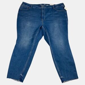 OLD NAVY Rockstar Super Skinny Jeans Extra High Rise Blue Wash Women's Size 28